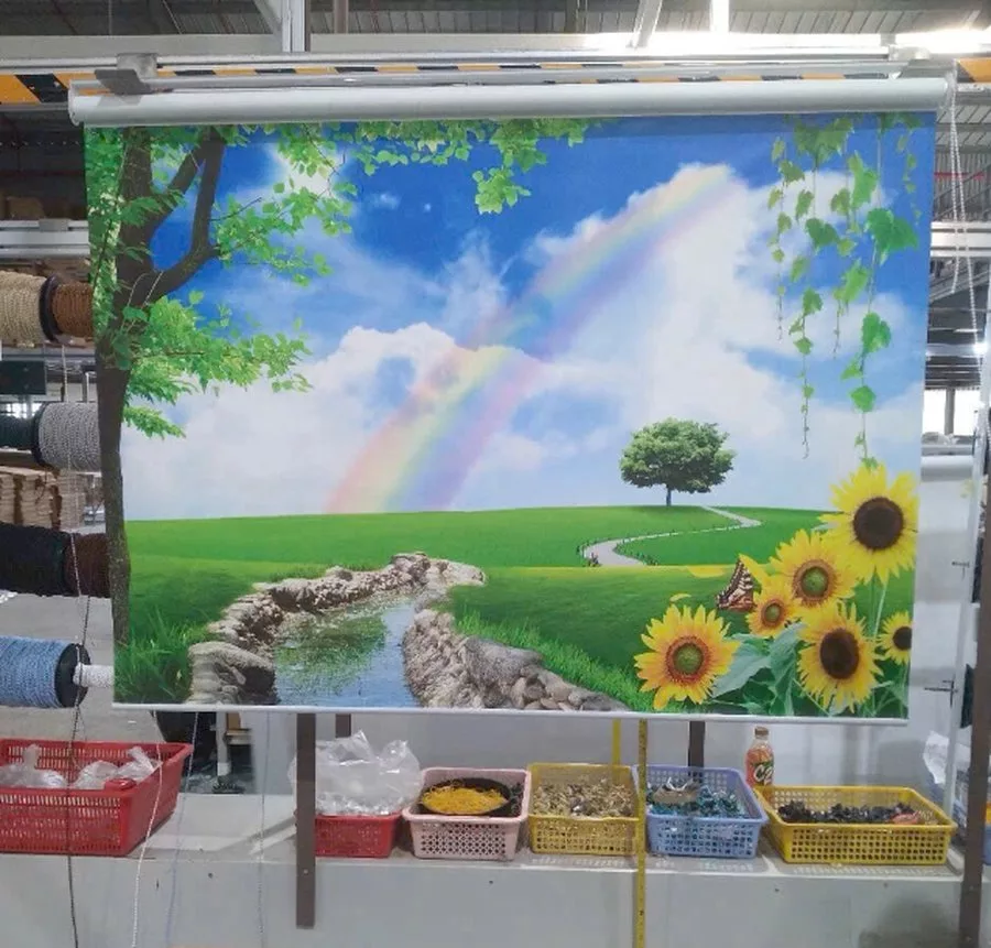 Rèm Cuốn In Tranh VTP DECOR lắp đặt tại Bình Dương, TP.HCM